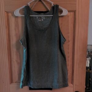 Gray Sleeveless Women's Top
